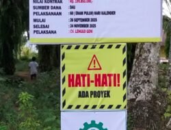 Epi Suardi Wujudkan Komitmen dengan Lanjutkan Pembangunan Jalan Rabat Beton di Kampung Tangah