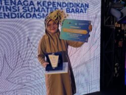 Kepala SDN 25 Sungai Lingkitang, Marvella Rianti, Raih Juara 1 Kepala SD Dedikatif Tingkat Sumbar