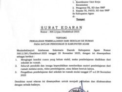 Cuaca Ekstrem, Dinas Pendidikan Agam Alihkan Pembelajaran ke Rumah