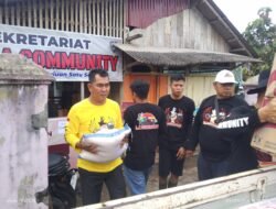 Anggota DPRD Agam Joni Putra dan LA Community Salurkan Bantuan untuk Korban Banjir Bandang di Palembayan