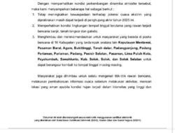 PERKEMBANGAN DINAMIKA ATMOSFER DAN KONDISI CUACAPASCA EX- SIKLON TROPIS SENYAR DI SUMATERA BARAT