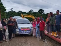 Warga Kampuang Baru Salurkan Bantuan untuk Korban Bencana di Palembayan