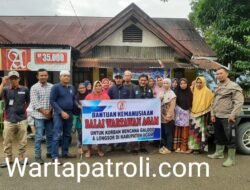 Balai Wartawan Agam Salurkan Bantuan, “Menyapa Luka Hidrometeorologi di Batuang Panjang”