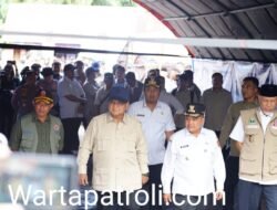 Prabowo Subianto Ke Lokasi Bencana di Kayu Pasak, Salareh Aia,