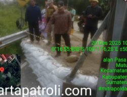 Bupati Agam H. Beni warlis ; Tinjau dan Awasi Jembatan Bailey di Kelok Labu Matur