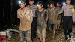 Polisi Amankan Tujuh Penambang Ilegal Sungai Lisun