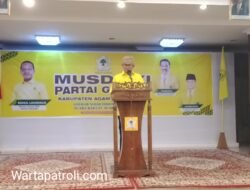 Musda XI DPD Paratai Golkar Agam Berjalan Hikmat Dengan Musyawarah Mufakat