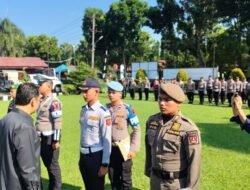 Satpol PP Agam Ikuti Apel Gelar Pasukan Operasi Ketupat Singgalang 2026