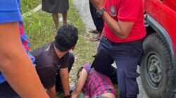 Rumah Dibakar Anak Sendiri yang Diduga ODGJ, Damkar Agam Bergerak Cepat