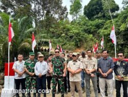 Pemkab Pasaman Barat Tinjau Perampungan Pembangunan Jembatan Aramco