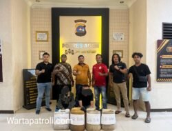 Polres Agam Berantas  “Pekat” Di Lubuk Basung, Dua Pria Diamankan