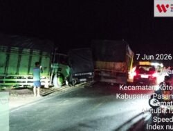 Kecelakaan Beruntun Di Jalur Air Balam Pasaman Barat, 5 Kendaraan Terlibat