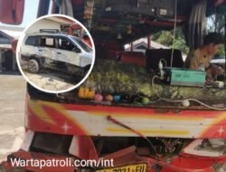 Bawa Ibu Ibu Pesta Mobil Odong Odong Tabrak Mini Bus