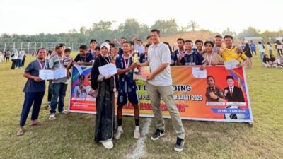 SMKN 1 Ranah Batahan Raih Juara III Kejurprov Sepak Bola Pelajar Sumbar 2026