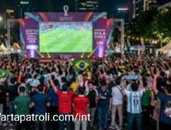 Warga Lubuk Basung Apresiasi Nobar Piala Dunia 2026 yang Digelar Polres Agam