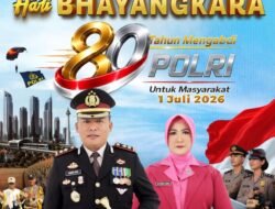 Kapolres Pasaman Barat Pimpin Upacara HUT Bhayangkara Ke 80