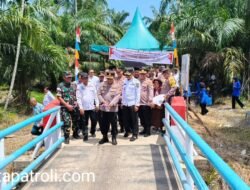 Jembatan Merah Putih Presisi di Rimba Melintang Resmi Beroperasi, Tingkatkan Konektivitas Warga