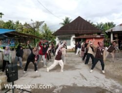 Mahasiswa KKN UNAND Padang Gelar Senam Pagi Bersama Warga Pasar Beringin