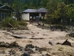 Longsor dan Air Bah Kembali Terjang Nagari Sungai Batang, Akses Jalan Baninunang Terputus
