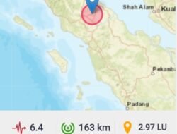 Gempa M 6,4 SR Simalungun Guncang Pasaman Barat, Warga Air Balam Hingga Ujung Gading Panik