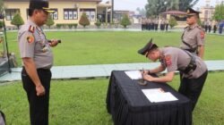 Polres Pasaman Barat Gelar Sertijab Kasat Polairud dan Kapolsek Talamau, Lantik Kasiwas Baru
